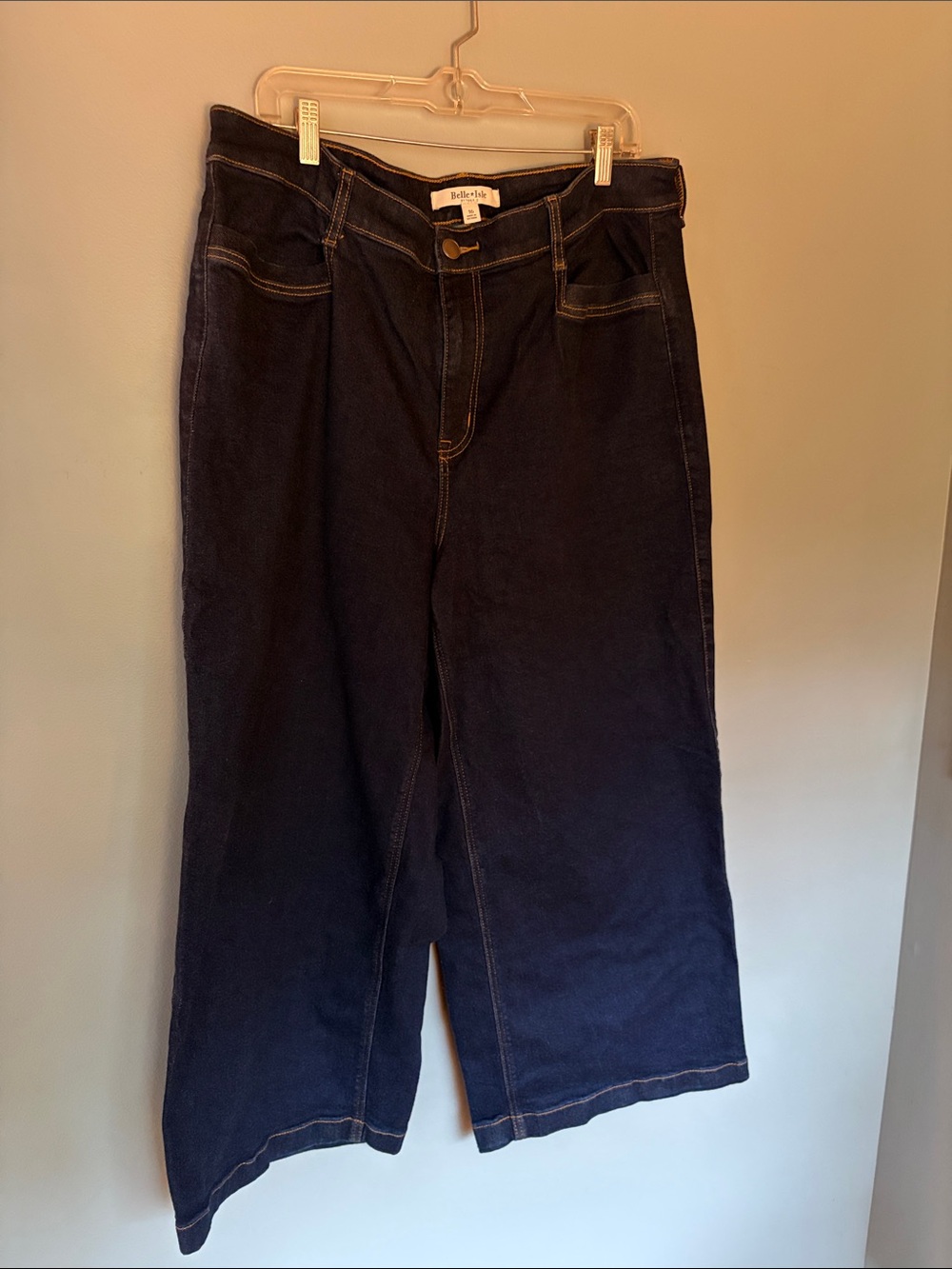 Belle Isle by Torrid Wide Leg Dark Wash Jeans